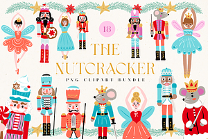 The Nutcracker PNG Clipart Bundle, a Seasonal Illustration by LemonDesign