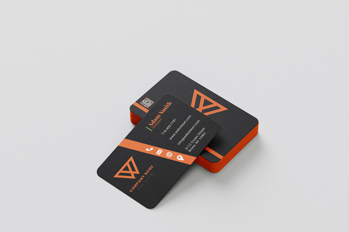 Modern Minimal Business Card Design, a Business Card Template by aleeydesign (Photo 4 of 4)