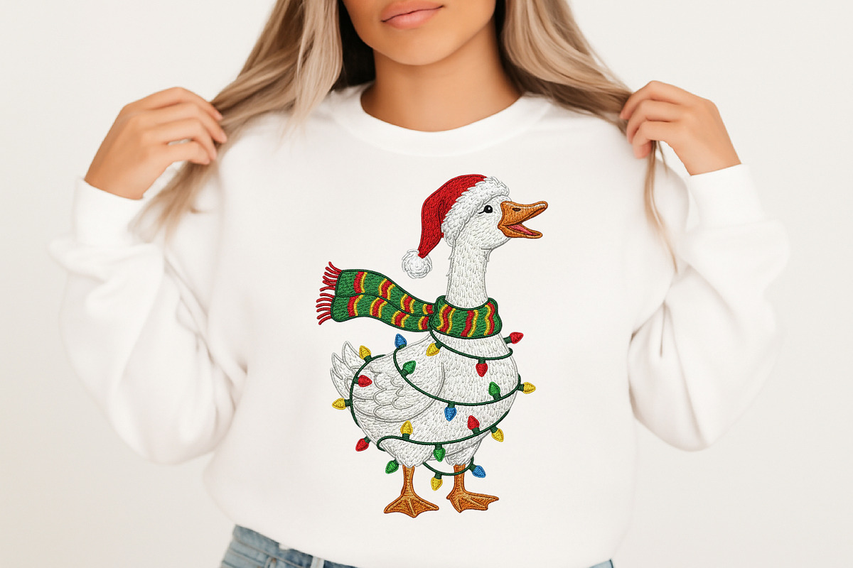 Crochet Christmas Goose PNG, an Illustration by Craft Nest (Photo 3 of 5)