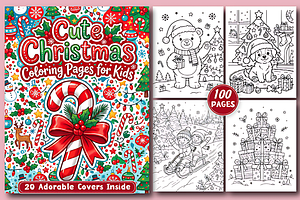 Cute Christmas Coloring Pages