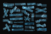 25 Plastic Warp Blue Tapes, a Texture Graphic by Parisa-Artstudio (Thumbnail 5 of 5)