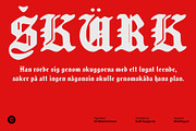 CS Modula Drawn, a Blackletter Font by Craft Supply Co. (Thumbnail 5 of 8)