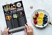 Cocktails Menu flyer, a Flyer Template by imadeDesign (Thumbnail 2 of 3)