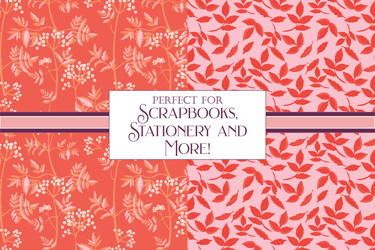Bohemian Bloom Patterns PinkPurple, a Pattern Graphic by RachelStudio (Photo 6 of 10)