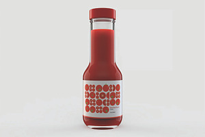Ketchup Sauce Mockup, a Packaging Mockup by skybluecreative