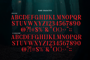 Nothing Inside | Horror Typeface, a Serif Font by Denustudios (Thumbnail 10 of 12)