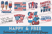 Happy & Free 4th of July Bundle, a Graphic by Pet Cave (Thumbnail 1 of 9)