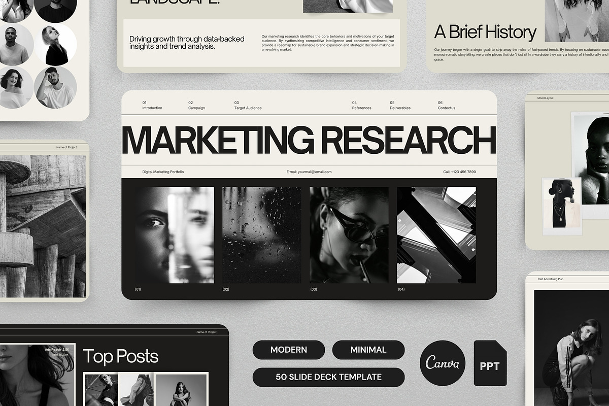 Modern Marketing Strategy, a Presentation Template by Pani Temp. (Photo 1 of 13)