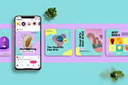 Creata - Pop Art   Instagram Post, a Social Media Template by Dhabee (Thumbnail 2 of 5)