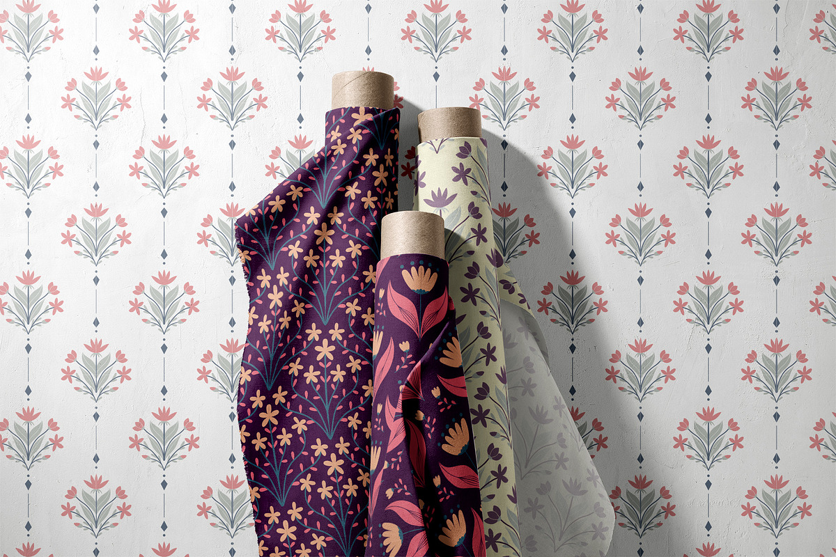 Bohemian Floral Pattern Collection, a Graphic by Asya Melkonyan Patterns (Photo 5 of 15)