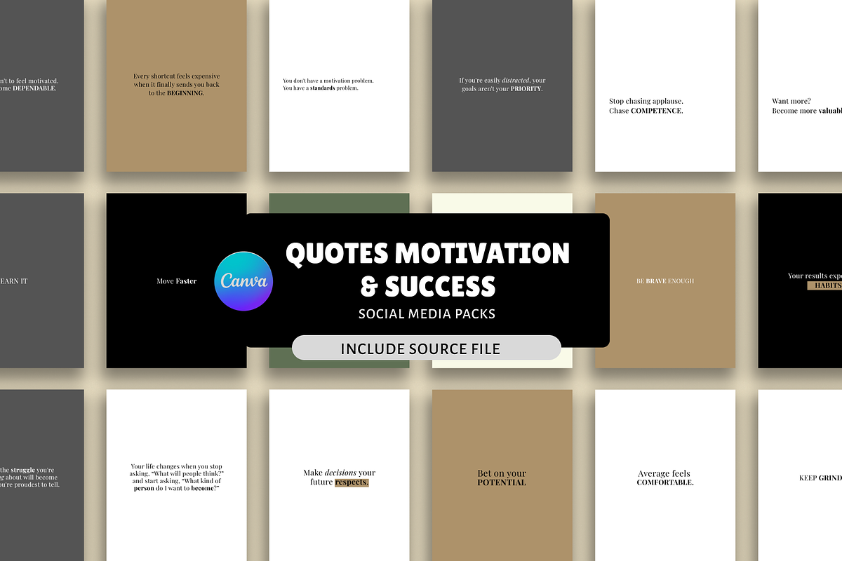 MOTIVATIONAL INSTAGRAM PACK, a Social Media Template by RB Boutique (Photo 8 of 8)