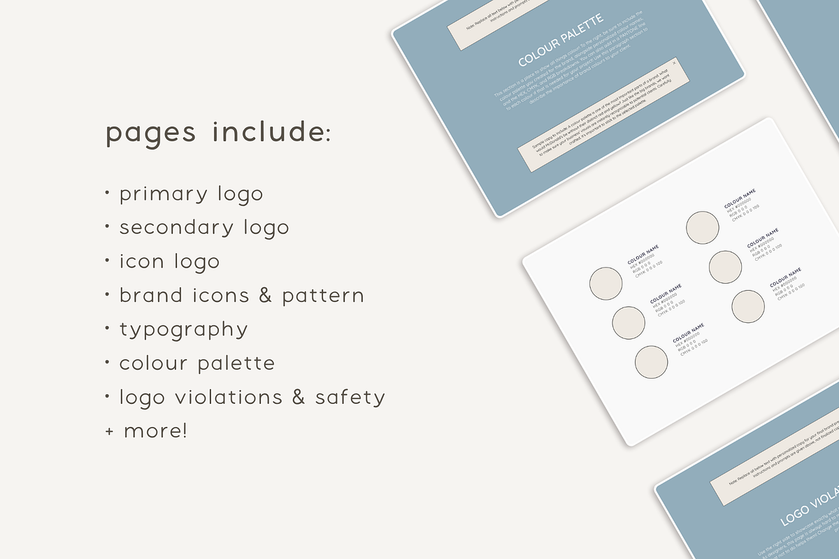 Brand Guidelines Template, a Branding & Logo Template by Figment Branding (Photo 4 of 6)