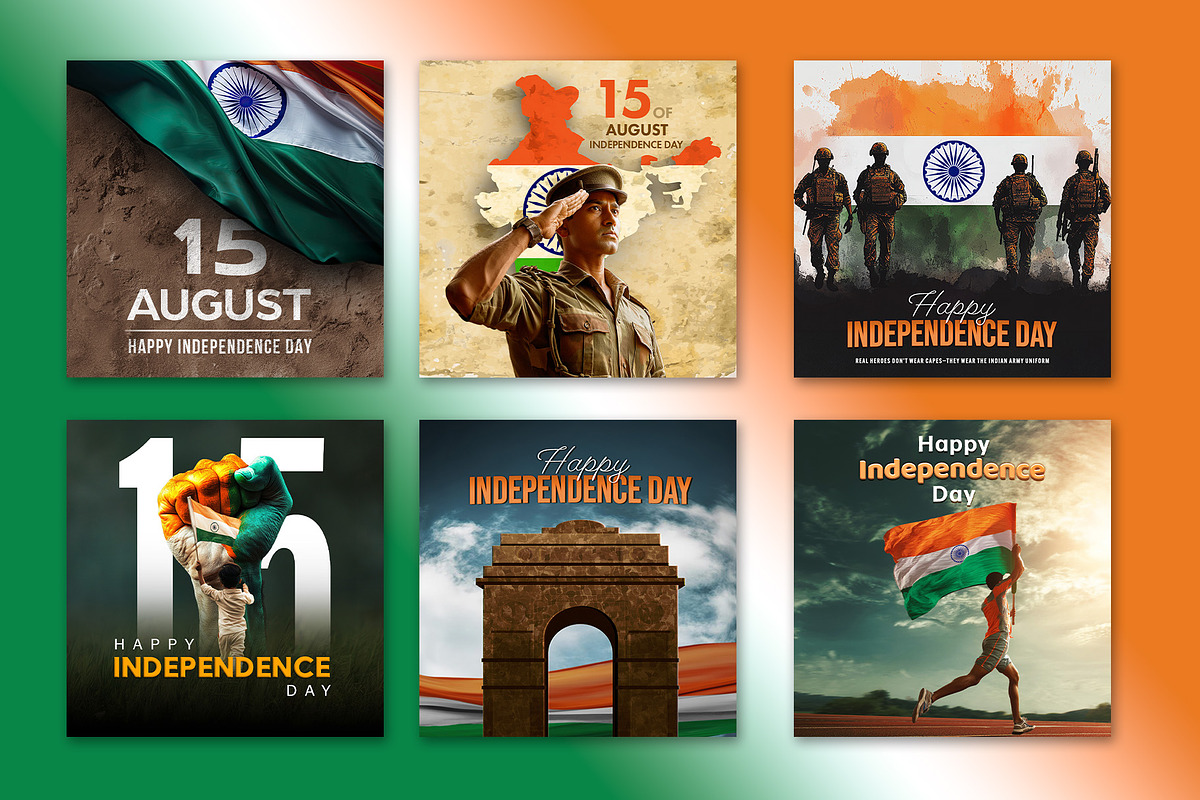 Independence Day PSD Post Bundle, a Social Media Template by Allies Interactive (Photo 3 of 3)
