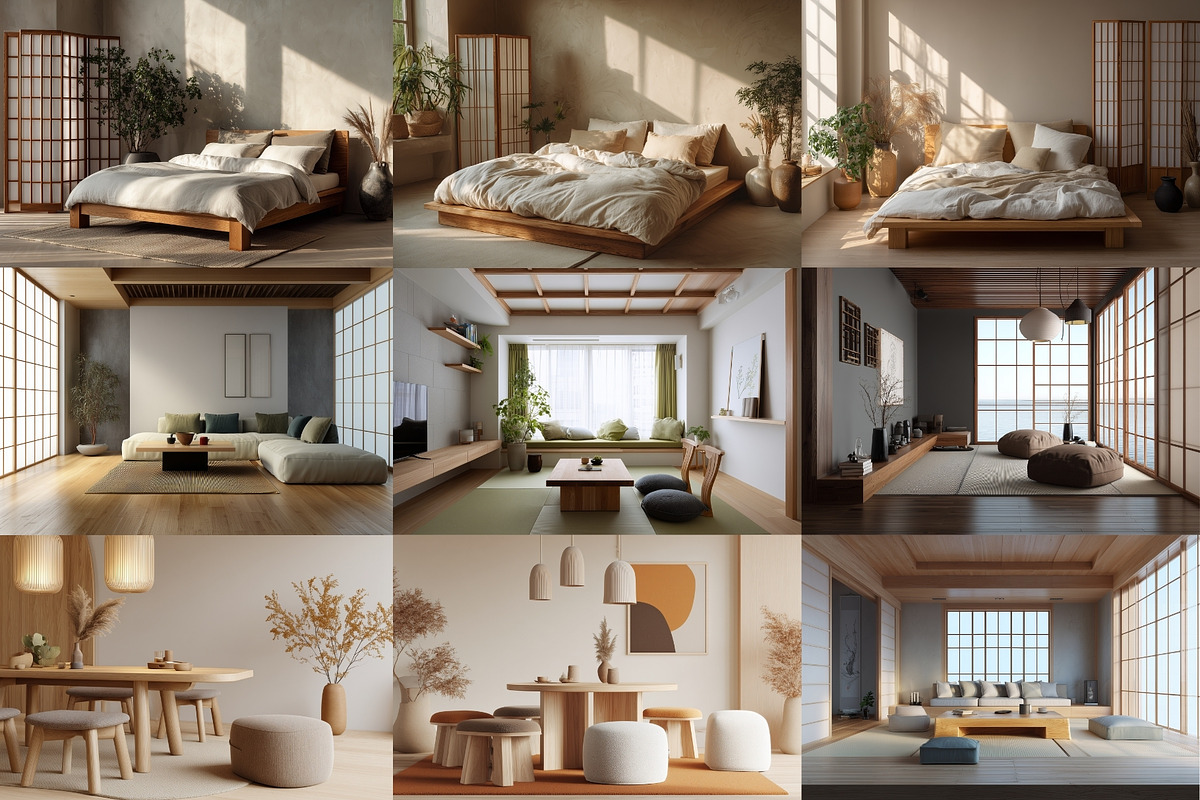 Aesthetic Japandi Home Interiors, an Architecture Photo by HipFonts (Photo 6 of 11)
