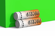 Paper Tube Mockup Set, a Packaging Mockup by pixelmock (Thumbnail 9 of 13)