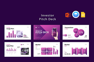 Investor Pitch Deck presentation, a Templates & Theme by Pradaxa