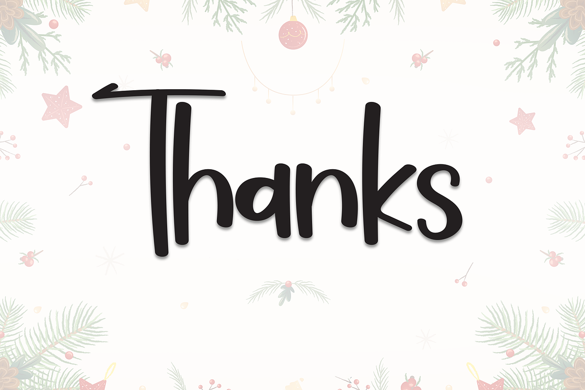 Christmas | Script Font, a Script Font by Scratchones (Photo 8 of 8)