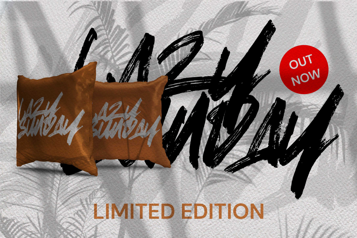 Bad Habits - Rough Brush font, a Script Font by Gassstype (Photo 10 of 10)