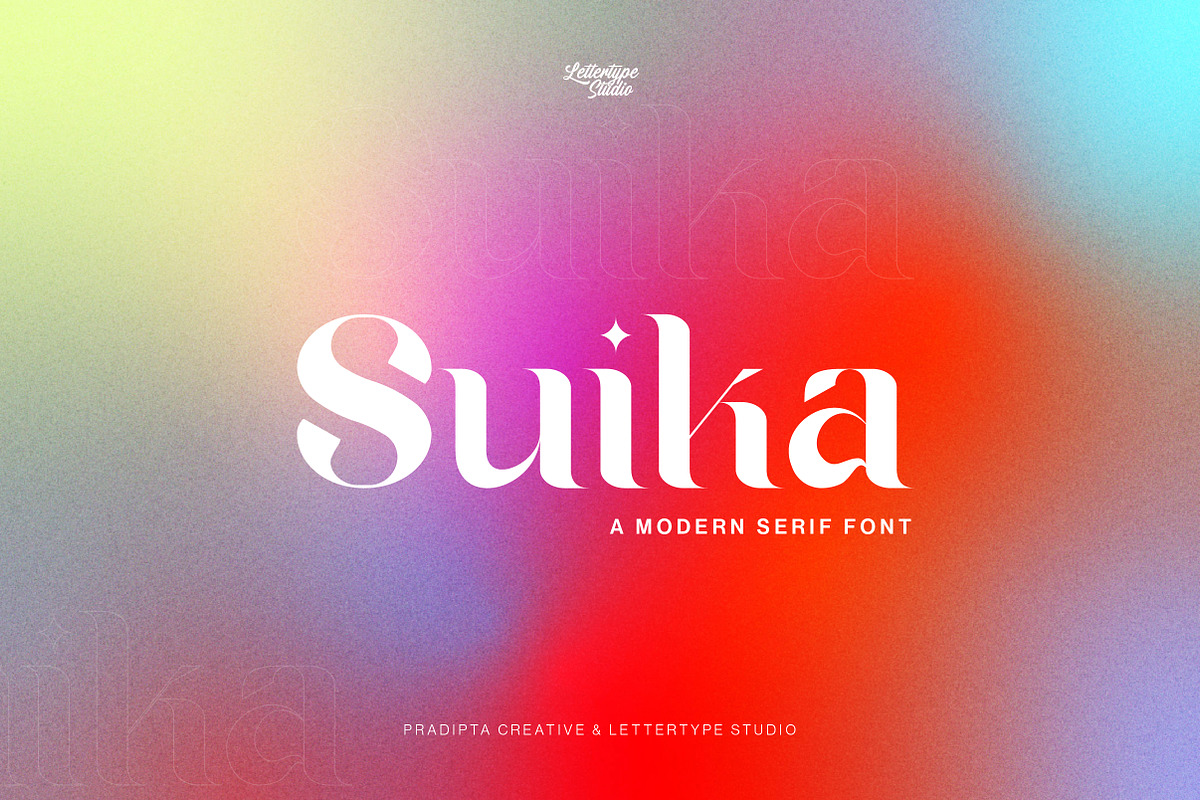 Suika a Modern / Vintage Font, a Serif Font by Lettertype Studio (Photo 2 of 15)