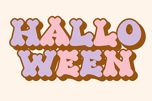 Big Bones Is A Retro Halloween Font