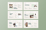 Cream Green Project Proposal PPT, a Presentation Template by Aiyari Graphic (Thumbnail 3 of 5)