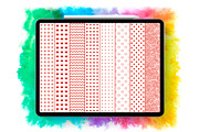 Decorative Lines and Patterns Bundle, a Brush Add-On by buntegalerie (Thumbnail 6 of 6)