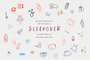 Sleepover Clipart