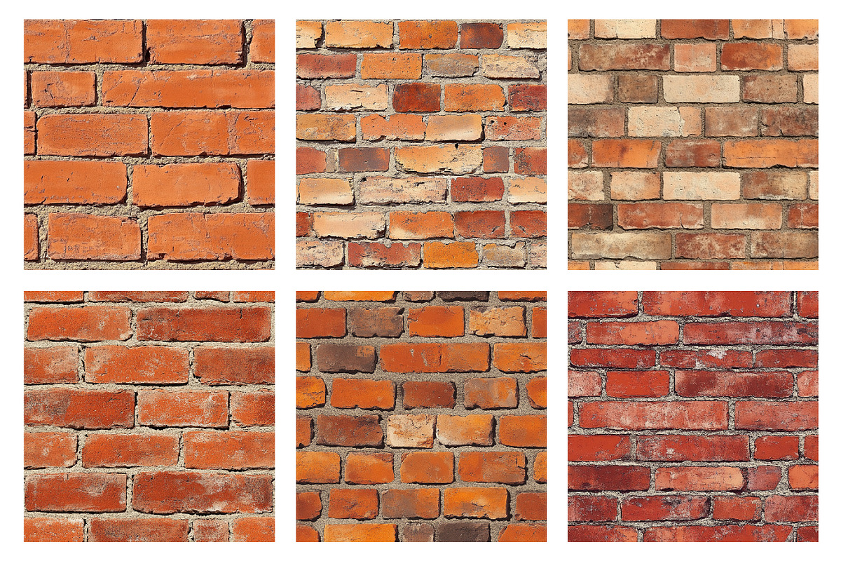 Brick Wall Textures Digital Paper, a Texture Graphic by Dream Creation (Photo 3 of 5)