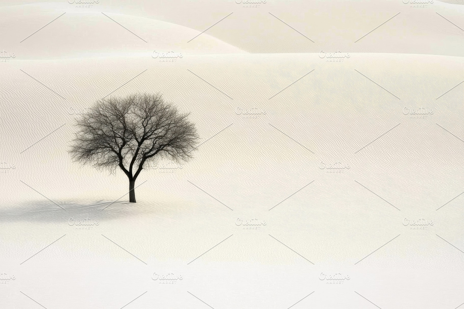 Lonely tree stands resilient in the, a Photo by Iftikhar Alam