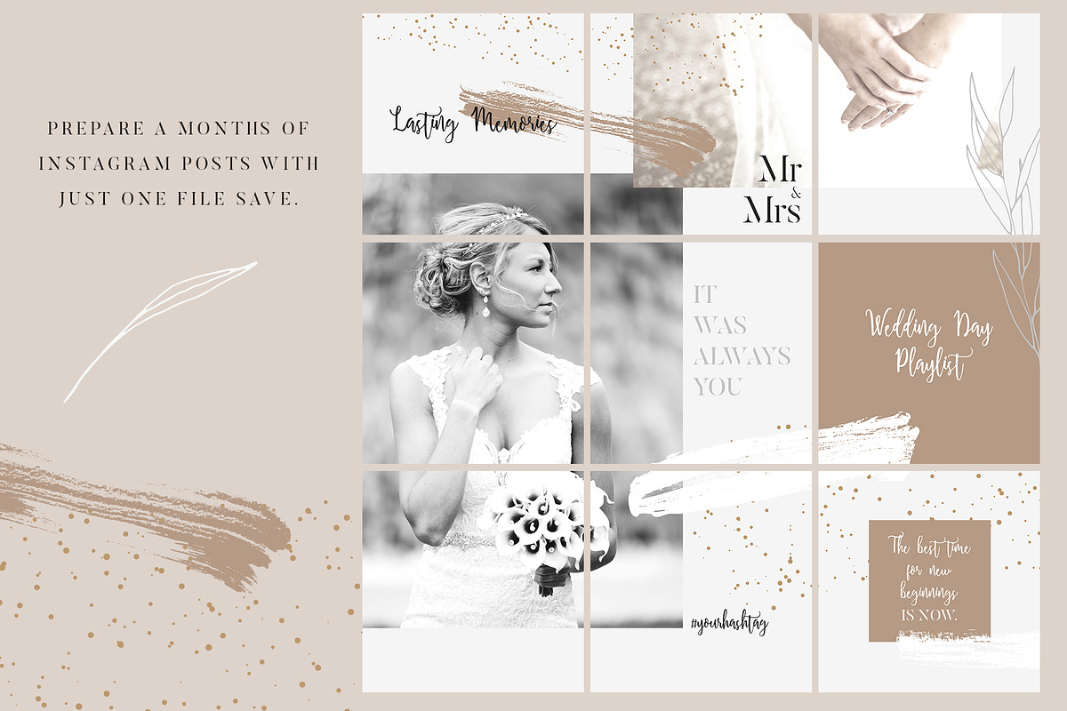 Instagram Puzzle Posts - 3 Themes, a Social Media Template by Youandigraphics (Photo 7 of 16)