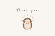 Watercolor Circus Animals Clipart, an Illustration by ElenaPlatovaArt (Thumbnail 10 of 10)