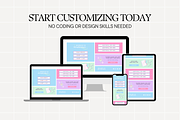 Pastel Link In Bio Template, a Landing Page Template by Anna Design Studio (Thumbnail 9 of 10)