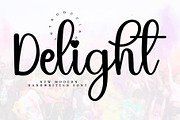 Delight, a Handwritten Font by InermediaSTUDIO (Thumbnail 1 of 7)
