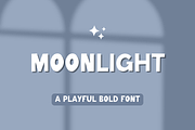 Moonlight Bold Font, a Script Font by Sofia Skoog (Thumbnail 1 of 10)