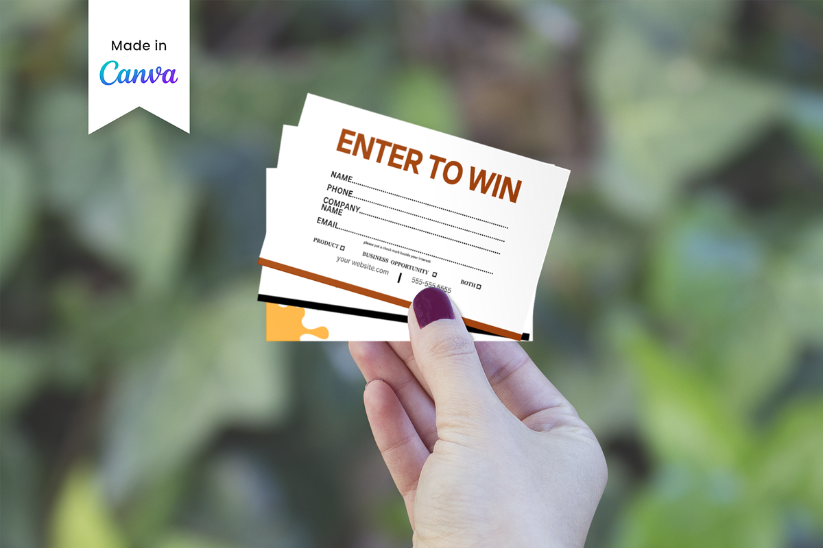 Raffle Ticket Template Enter To Win