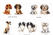 Toy Group Dogs Illustrations Clipart, an Animal Illustration by BrushstrokeArtGB (Thumbnail 3 of 9)