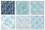 Winter Frost Garden Seamless Pattern, a Texture Graphic by Dream Creation (Thumbnail 4 of 7)