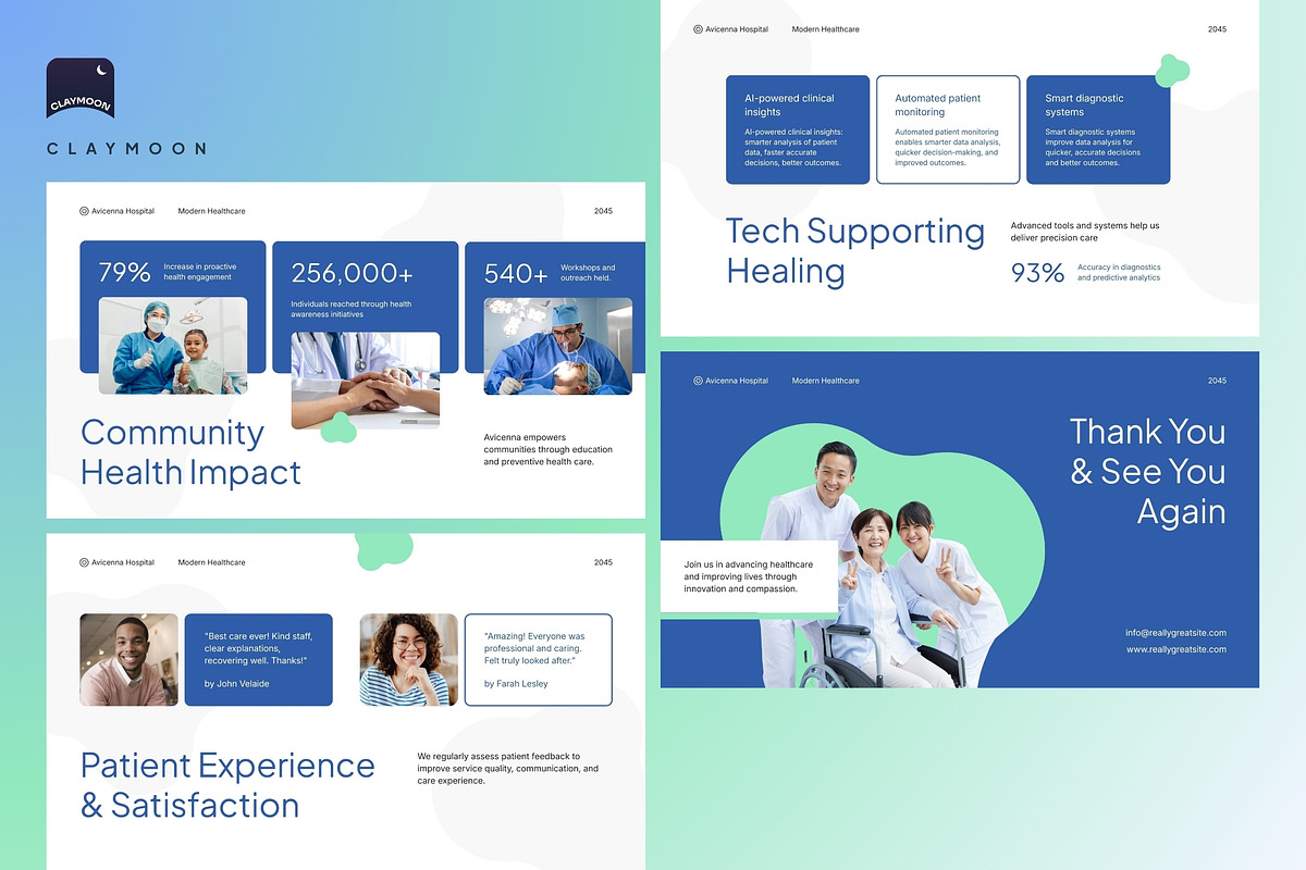 Avicenna Hospital Healthcare, a Presentation Template by Claymoon Lab (Photo 7 of 7)