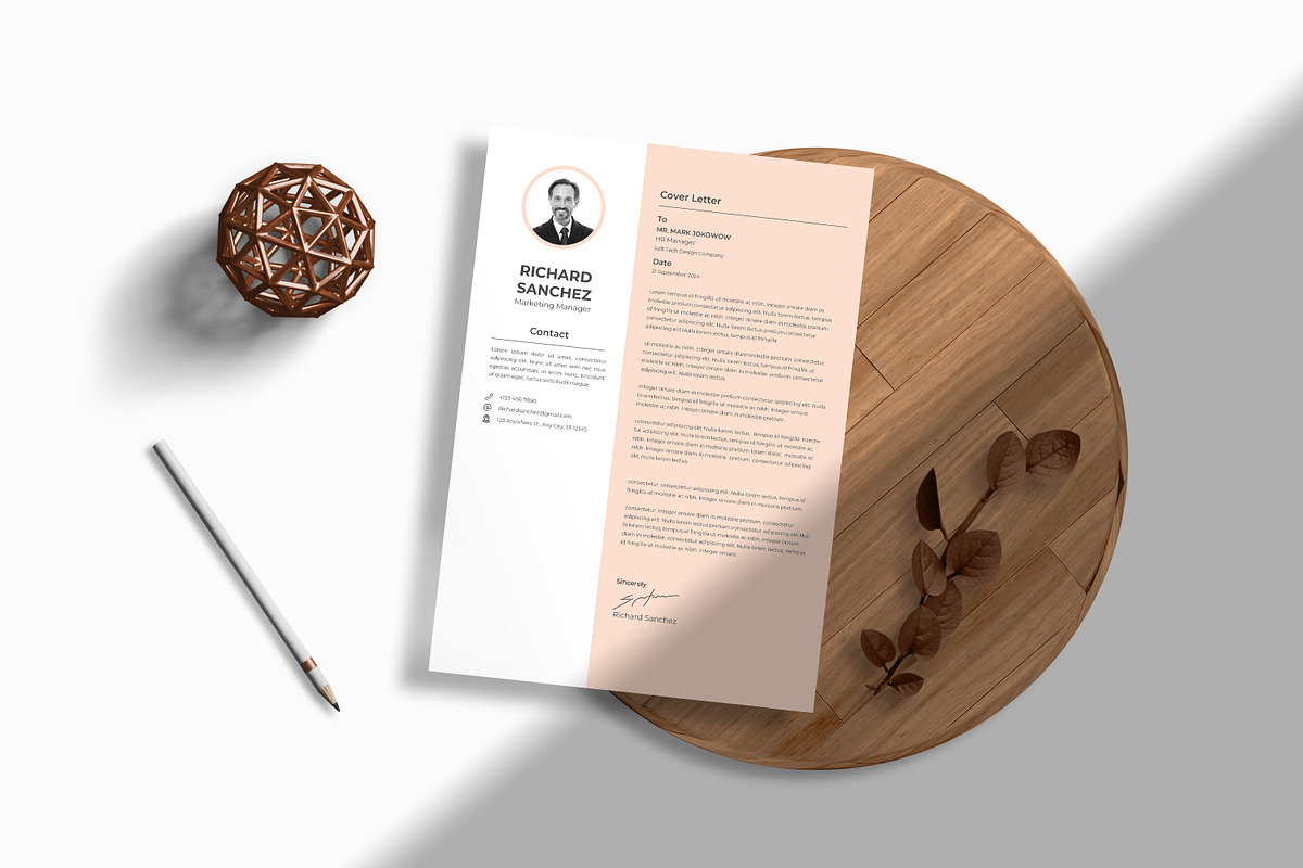 ATS Resume Template | Modern Resume, a Resume Template by DreamStudio-eg (Photo 4 of 5)
