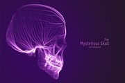 Abstract Skull vector, a Technology Illustration by GarryKillian (Thumbnail 2 of 3)