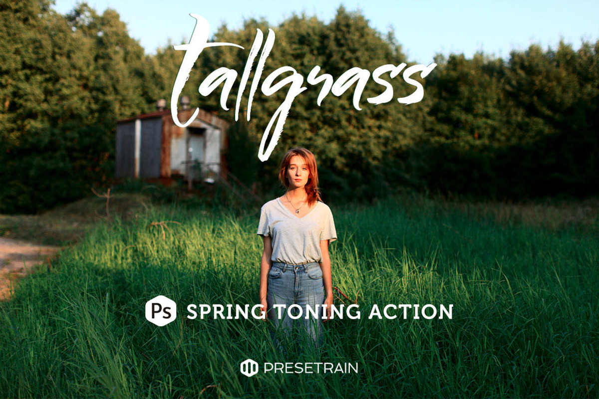 Tallgrass Photoshop Action, an Action Add-On by Presetrain Co. (Photo 1 of 5)