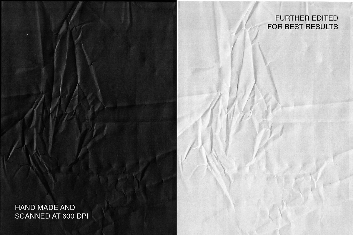 Wrinkled Paper Textures, a Texture Graphic by The Fake PNG (Photo 4 of 7)