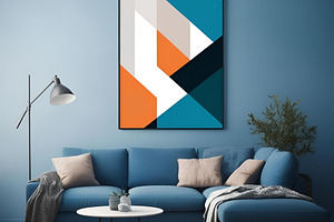 Vibrant geometric abstract shapes, an Abstract Photo by ComfortQ