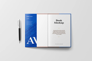 Book Mockup, a Books & Magazine Mockup by zpackcreative