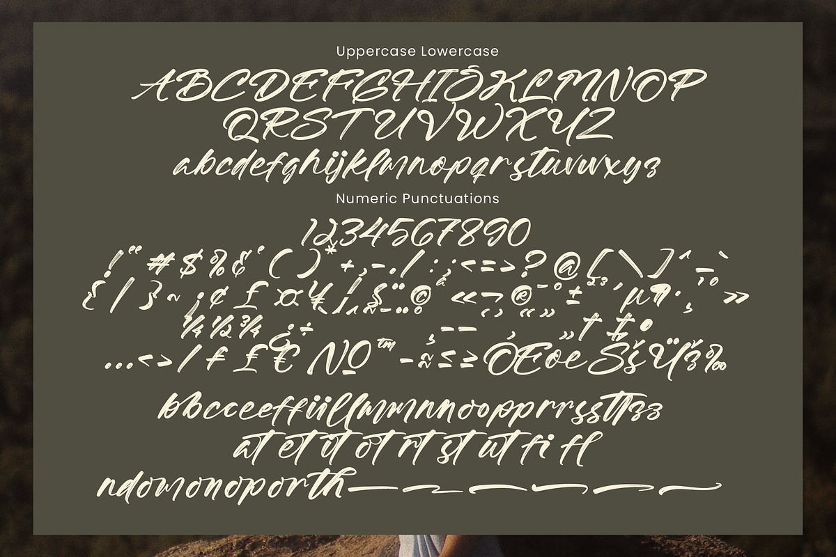 Editonials Modern Signature Brush, a Script Font by operatype.co (Photo 8 of 8)