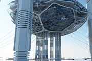 Futuristic Skyscraper HD 16, an Architecture 3D Model by Giimann (Thumbnail 5 of 16)