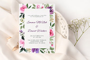 Bright Pink and Purple Florals, a Texture Illustration by Graphic Blue Bird (Thumbnail 6 of 7)