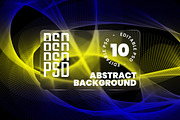 Yellow Circle with Blue Background, a Wallpaper Graphic by NJ Himel (Thumbnail 1 of 11)