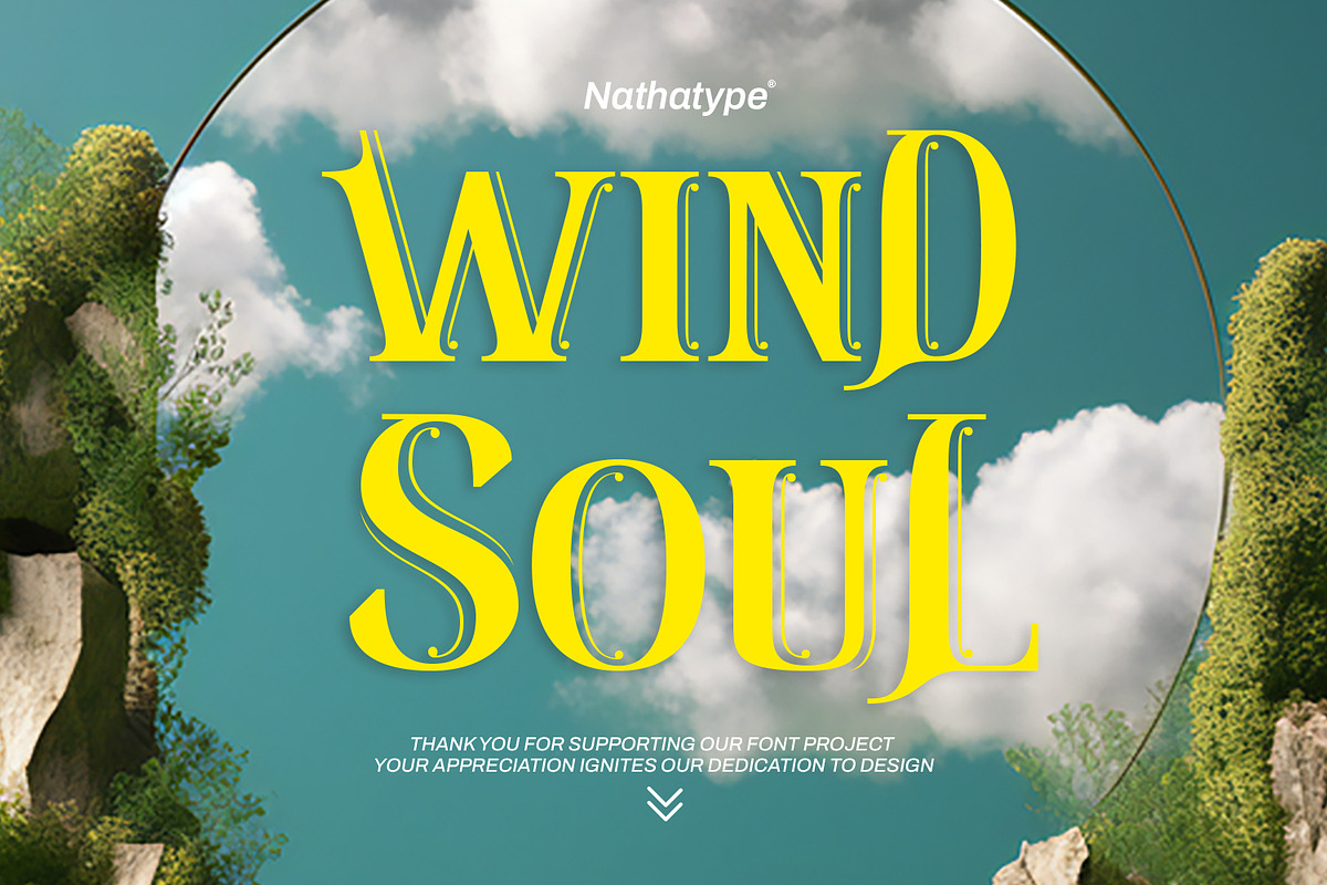 Wind Soul, a Symbol Font by Nathatype (Photo 10 of 10)