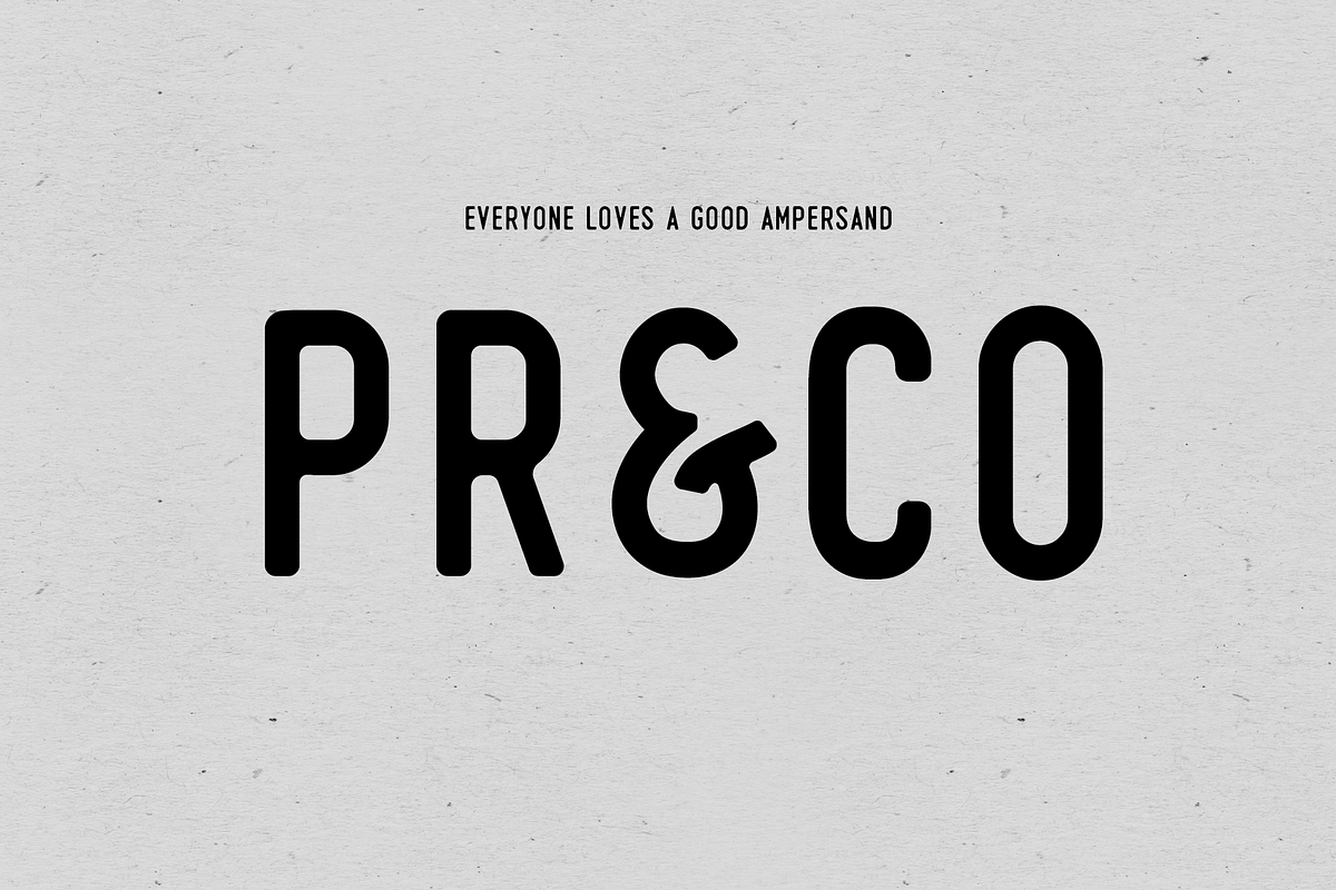 Pronk - retro vintage display font preview 7